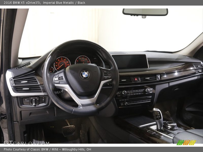 Imperial Blue Metallic / Black 2016 BMW X5 xDrive35i