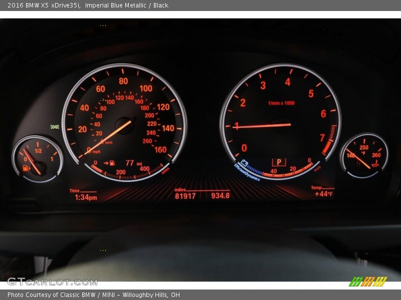  2016 X5 xDrive35i xDrive35i Gauges