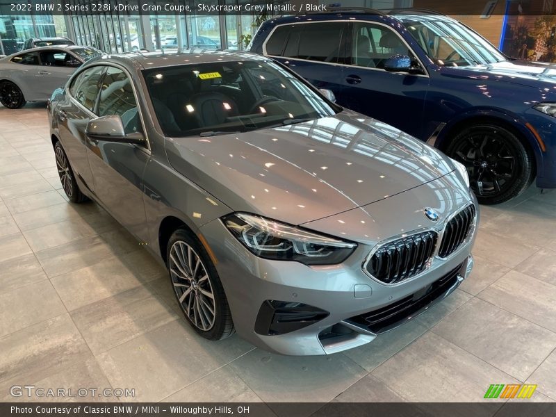 Skyscraper Grey Metallic / Black 2022 BMW 2 Series 228i xDrive Gran Coupe