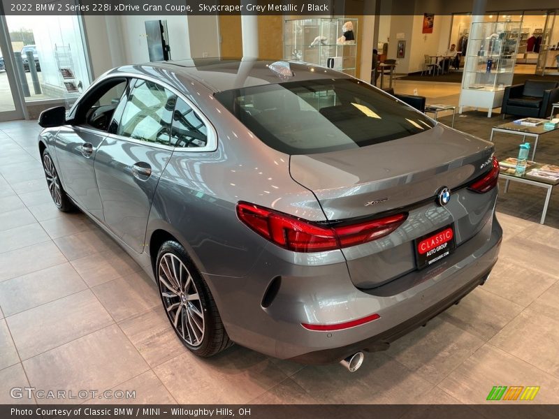 Skyscraper Grey Metallic / Black 2022 BMW 2 Series 228i xDrive Gran Coupe