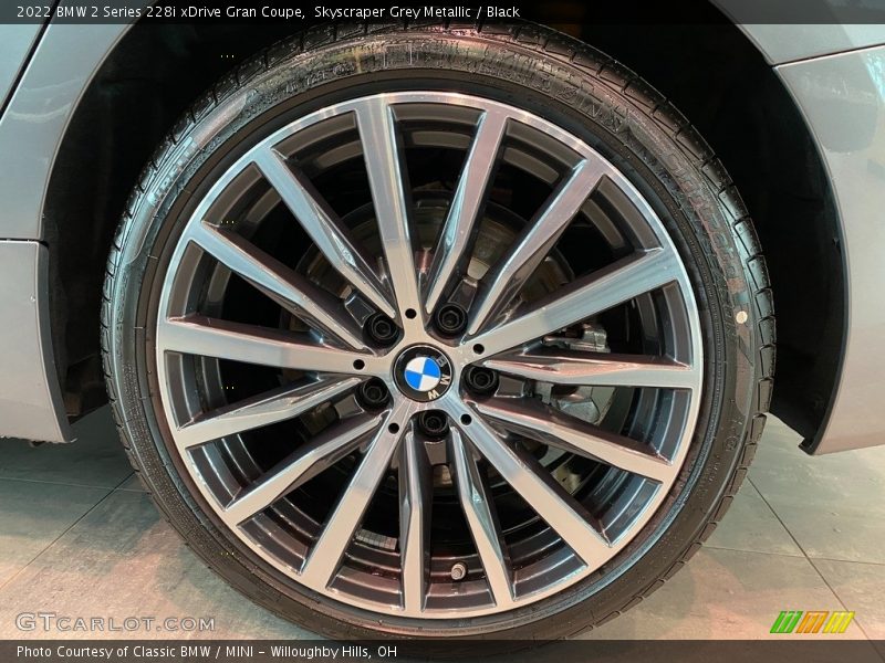 Skyscraper Grey Metallic / Black 2022 BMW 2 Series 228i xDrive Gran Coupe