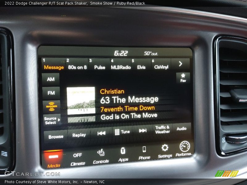Smoke Show / Ruby Red/Black 2022 Dodge Challenger R/T Scat Pack Shaker