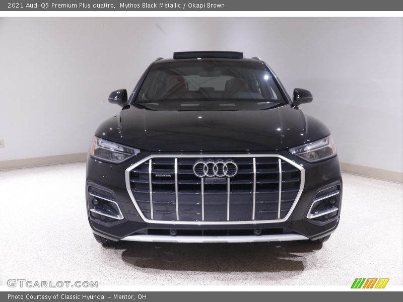 Mythos Black Metallic / Okapi Brown 2021 Audi Q5 Premium Plus quattro