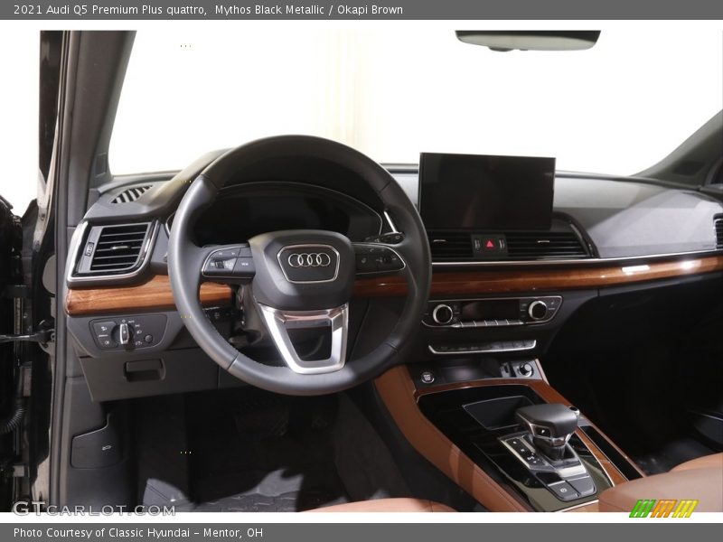 Mythos Black Metallic / Okapi Brown 2021 Audi Q5 Premium Plus quattro