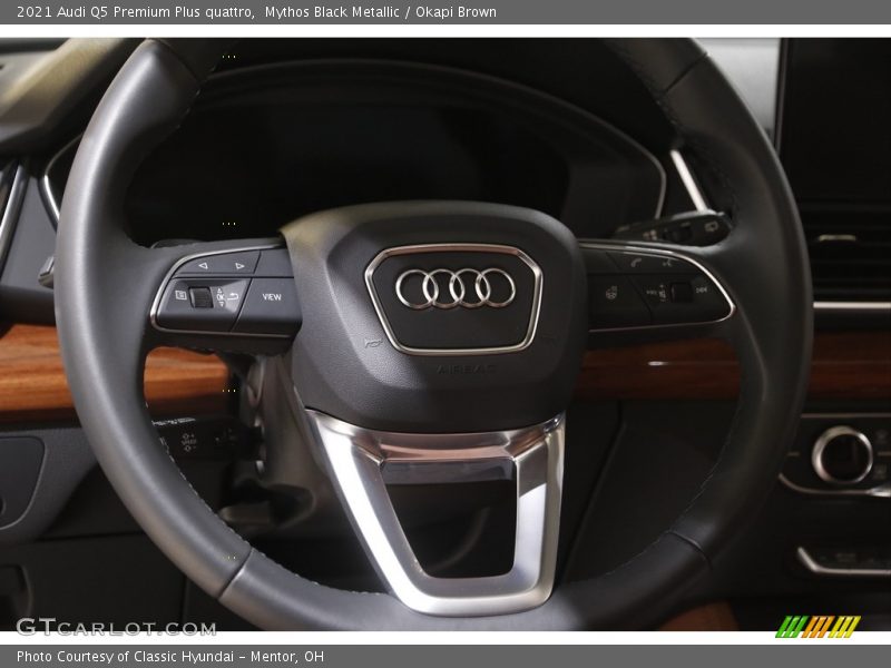 Mythos Black Metallic / Okapi Brown 2021 Audi Q5 Premium Plus quattro