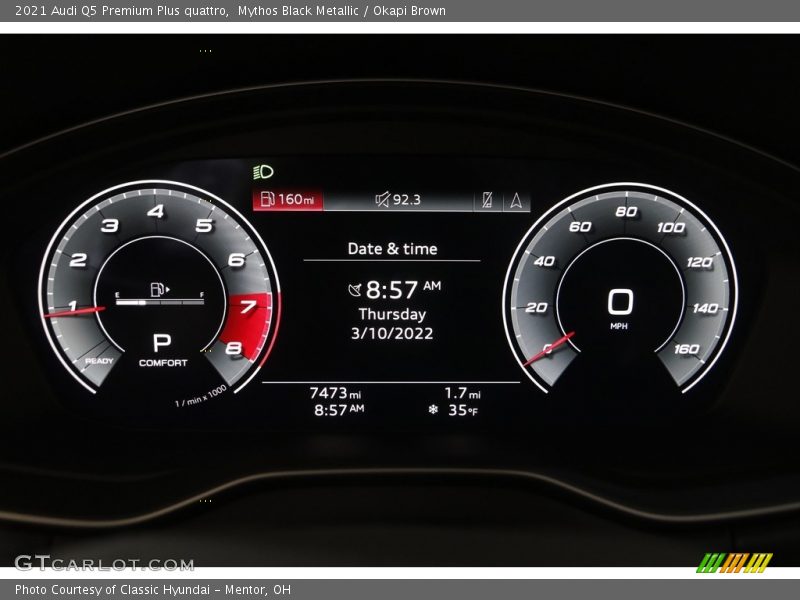  2021 Q5 Premium Plus quattro Premium Plus quattro Gauges