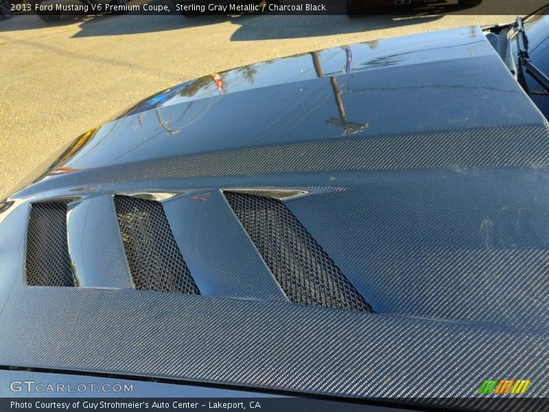 Sterling Gray Metallic / Charcoal Black 2013 Ford Mustang V6 Premium Coupe