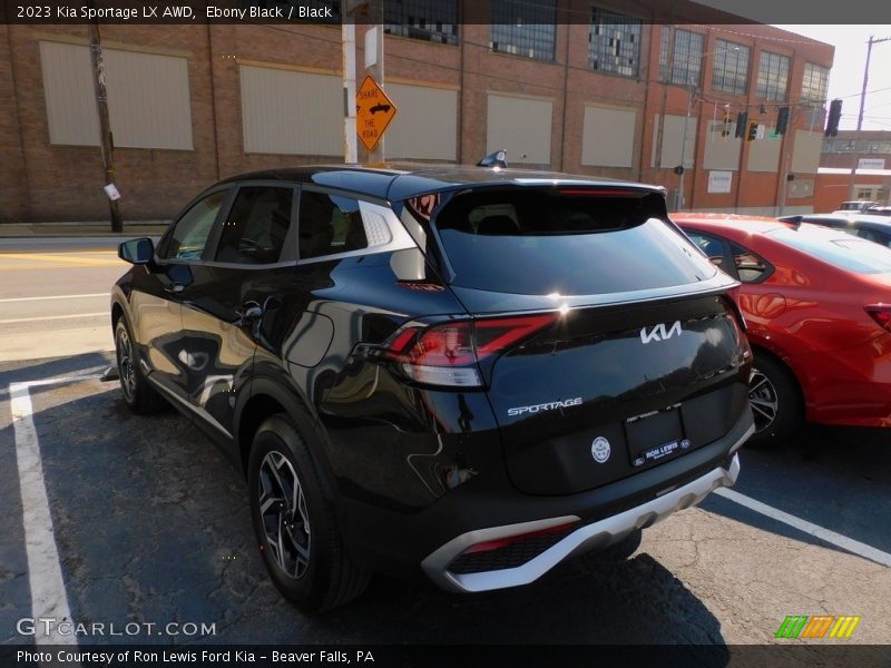 Ebony Black / Black 2023 Kia Sportage LX AWD