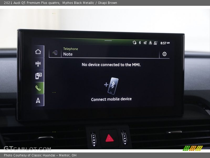 Mythos Black Metallic / Okapi Brown 2021 Audi Q5 Premium Plus quattro