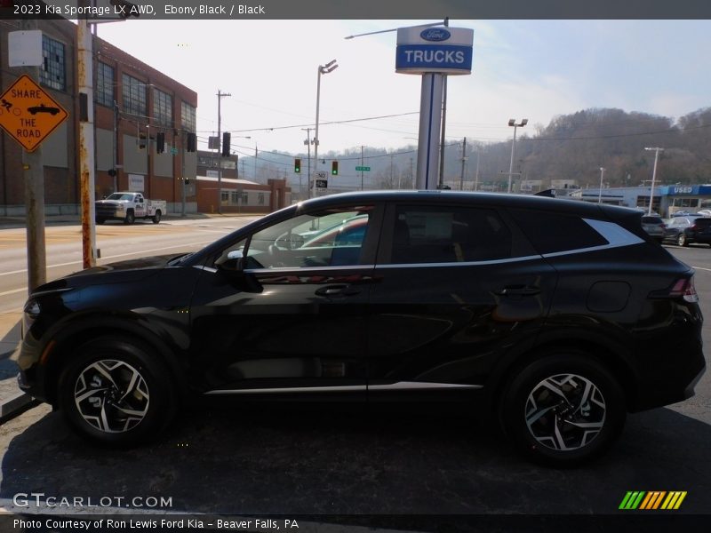 Ebony Black / Black 2023 Kia Sportage LX AWD