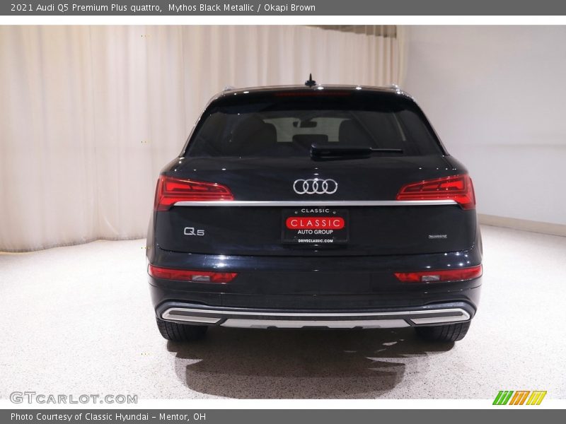 Mythos Black Metallic / Okapi Brown 2021 Audi Q5 Premium Plus quattro