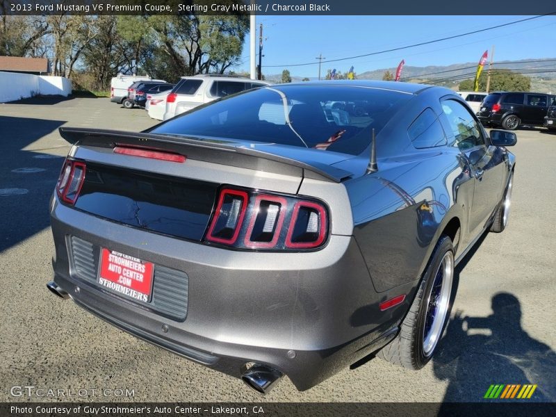 Sterling Gray Metallic / Charcoal Black 2013 Ford Mustang V6 Premium Coupe