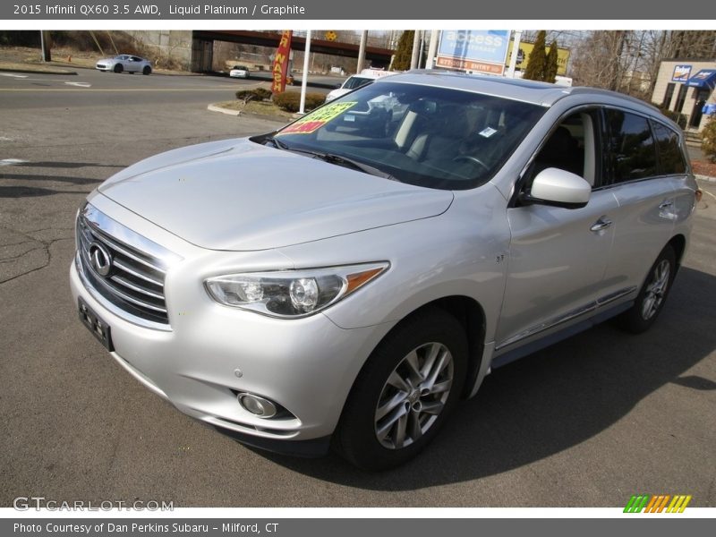 Liquid Platinum / Graphite 2015 Infiniti QX60 3.5 AWD