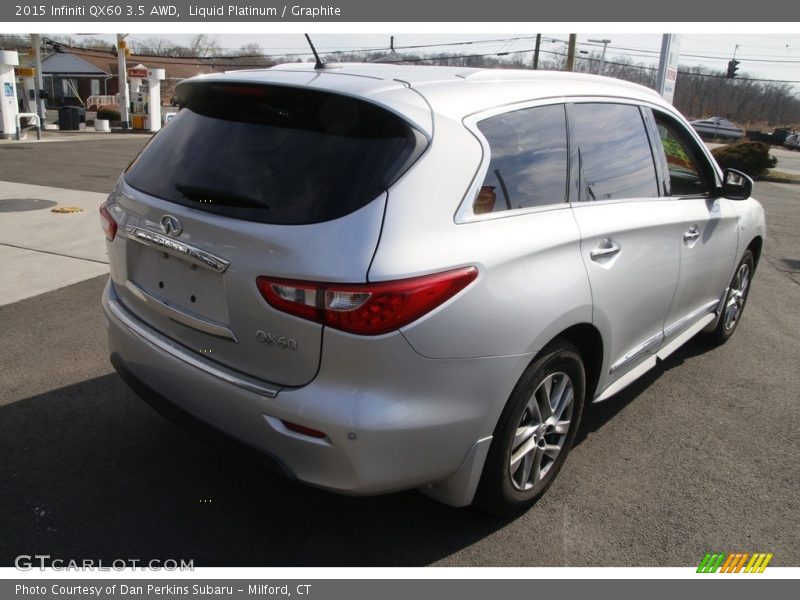 Liquid Platinum / Graphite 2015 Infiniti QX60 3.5 AWD