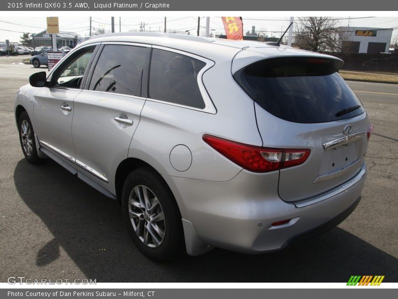 Liquid Platinum / Graphite 2015 Infiniti QX60 3.5 AWD