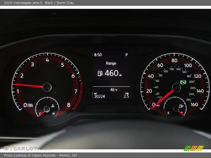 Black / Storm Gray 2020 Volkswagen Jetta S