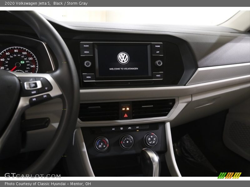 Black / Storm Gray 2020 Volkswagen Jetta S
