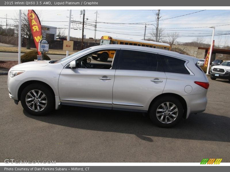 Liquid Platinum / Graphite 2015 Infiniti QX60 3.5 AWD