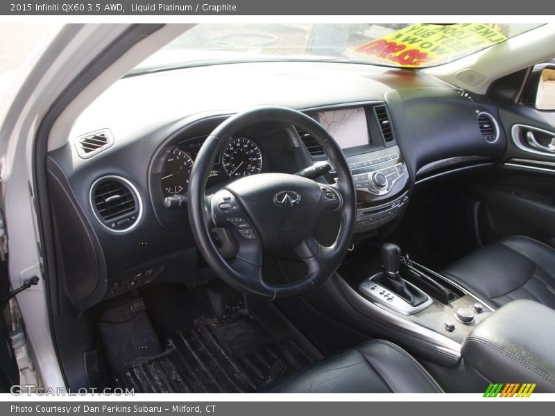 Liquid Platinum / Graphite 2015 Infiniti QX60 3.5 AWD