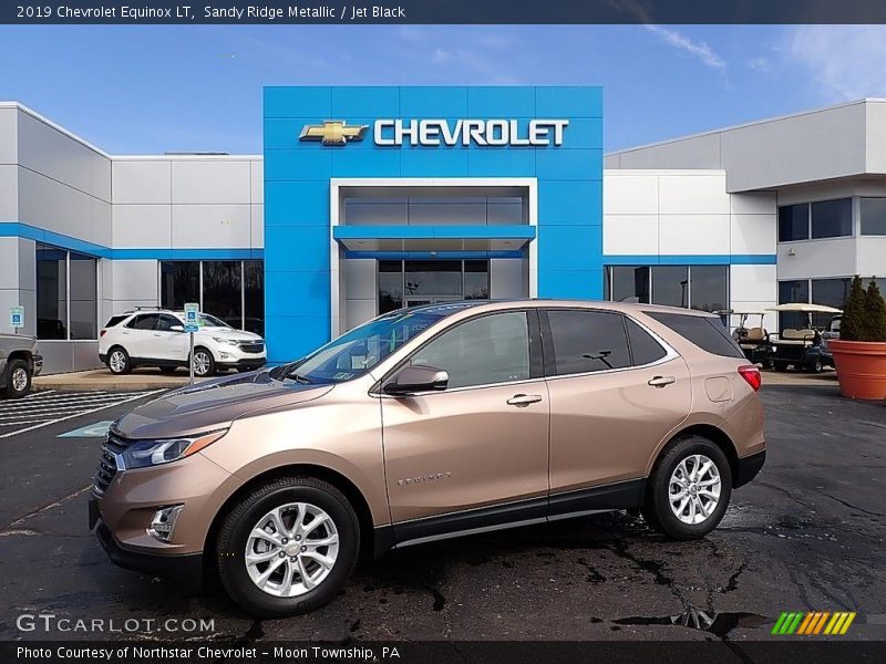Sandy Ridge Metallic / Jet Black 2019 Chevrolet Equinox LT