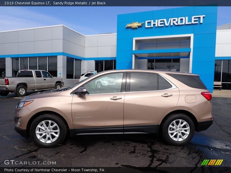 Sandy Ridge Metallic / Jet Black 2019 Chevrolet Equinox LT