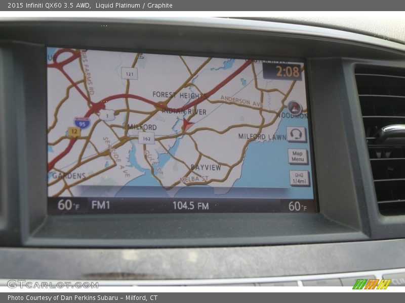 Liquid Platinum / Graphite 2015 Infiniti QX60 3.5 AWD