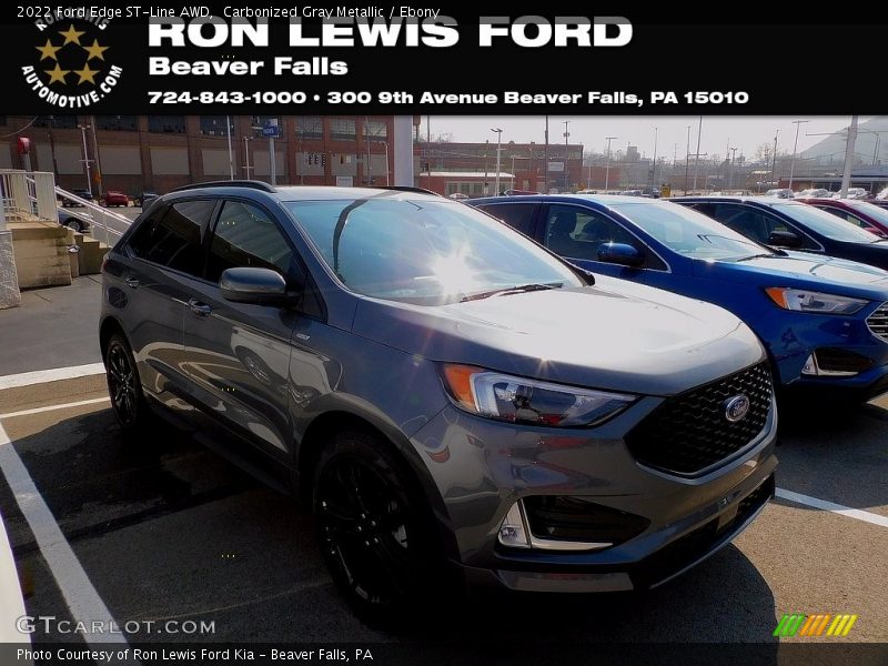 Carbonized Gray Metallic / Ebony 2022 Ford Edge ST-Line AWD