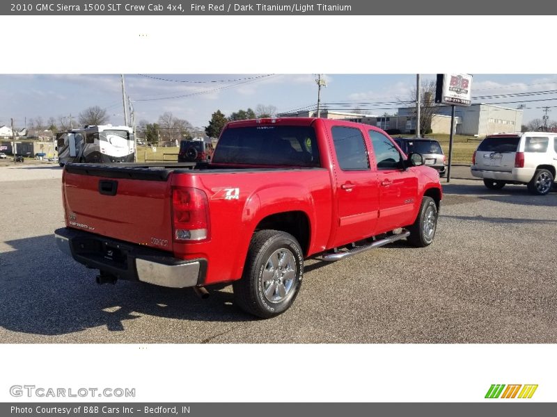 Fire Red / Dark Titanium/Light Titanium 2010 GMC Sierra 1500 SLT Crew Cab 4x4