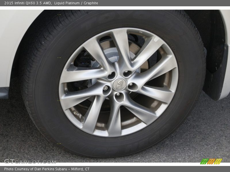 Liquid Platinum / Graphite 2015 Infiniti QX60 3.5 AWD