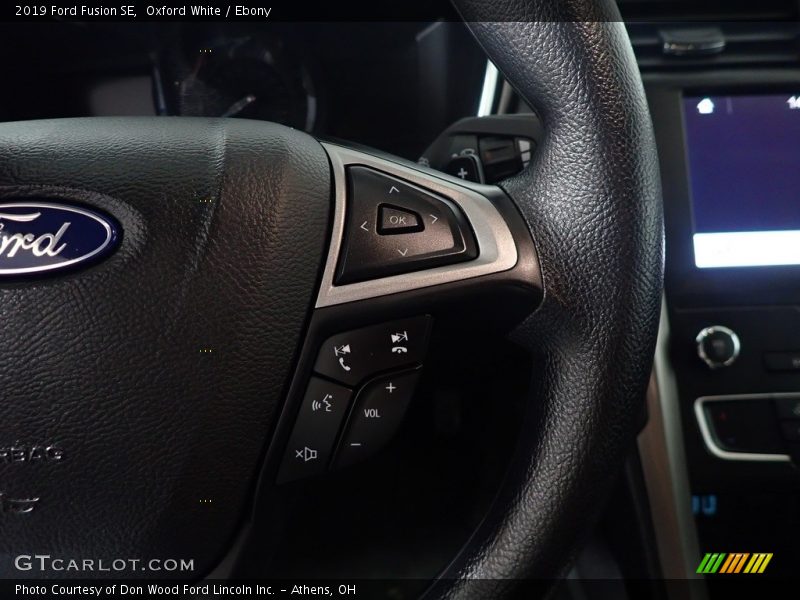 Oxford White / Ebony 2019 Ford Fusion SE