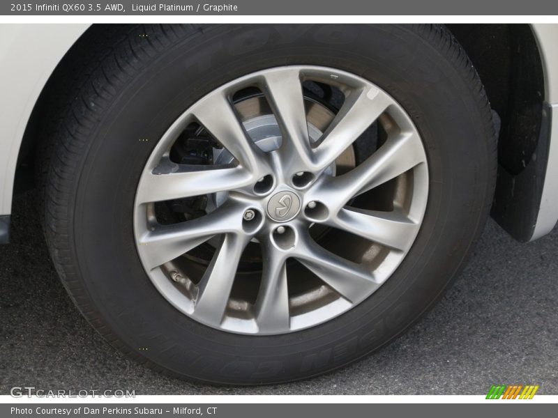 Liquid Platinum / Graphite 2015 Infiniti QX60 3.5 AWD