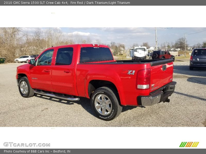 Fire Red / Dark Titanium/Light Titanium 2010 GMC Sierra 1500 SLT Crew Cab 4x4