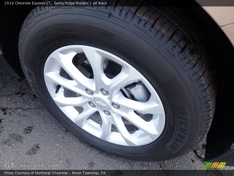 Sandy Ridge Metallic / Jet Black 2019 Chevrolet Equinox LT