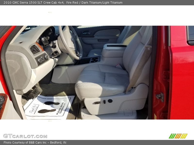 Fire Red / Dark Titanium/Light Titanium 2010 GMC Sierra 1500 SLT Crew Cab 4x4