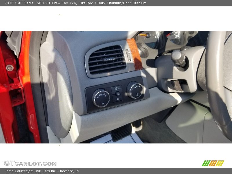 Fire Red / Dark Titanium/Light Titanium 2010 GMC Sierra 1500 SLT Crew Cab 4x4