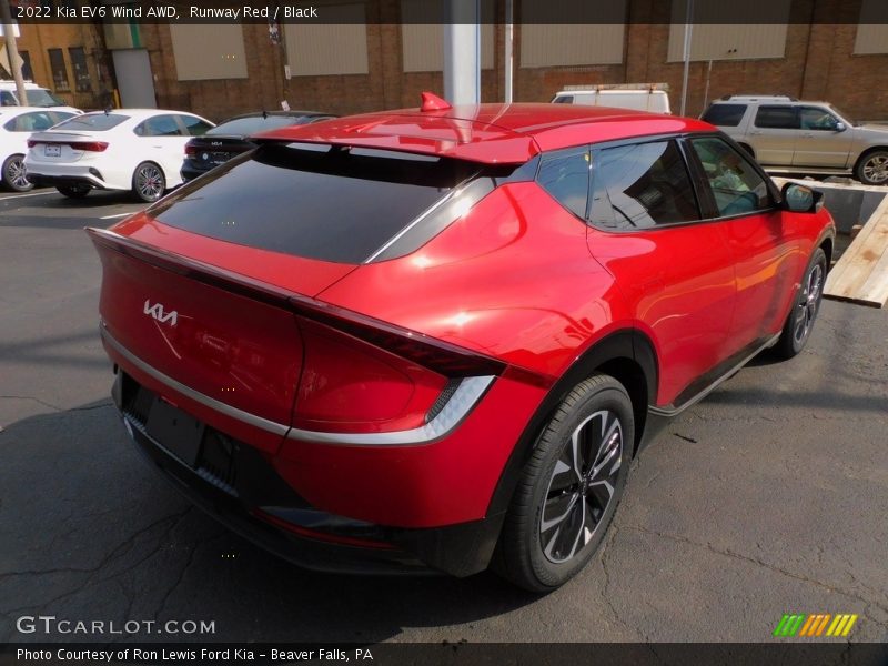 Runway Red / Black 2022 Kia EV6 Wind AWD