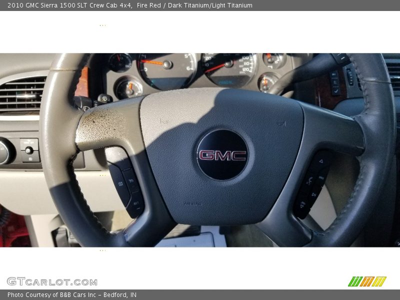 Fire Red / Dark Titanium/Light Titanium 2010 GMC Sierra 1500 SLT Crew Cab 4x4