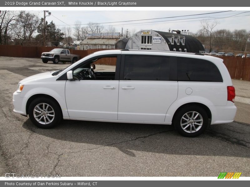 White Knuckle / Black/Light Graystone 2019 Dodge Grand Caravan SXT