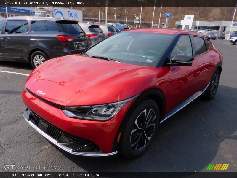 Runway Red / Black 2022 Kia EV6 Wind AWD