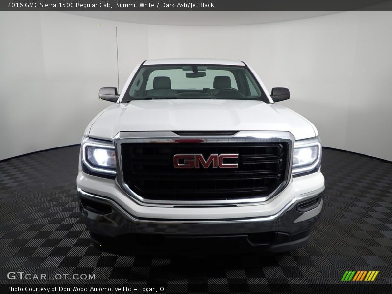 Summit White / Dark Ash/Jet Black 2016 GMC Sierra 1500 Regular Cab