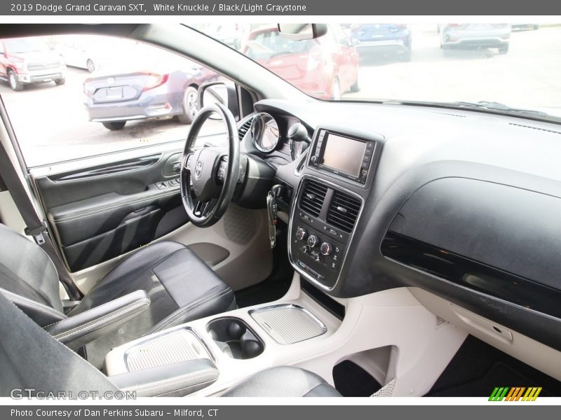 White Knuckle / Black/Light Graystone 2019 Dodge Grand Caravan SXT
