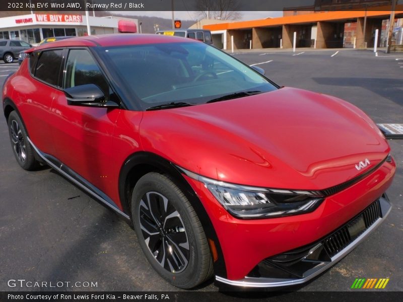 Runway Red / Black 2022 Kia EV6 Wind AWD