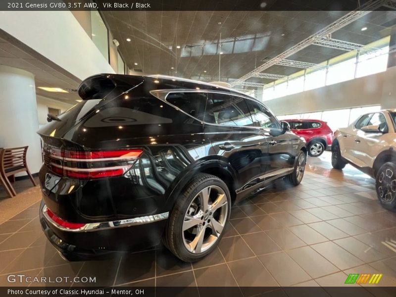 Vik Black / Black 2021 Genesis GV80 3.5T AWD