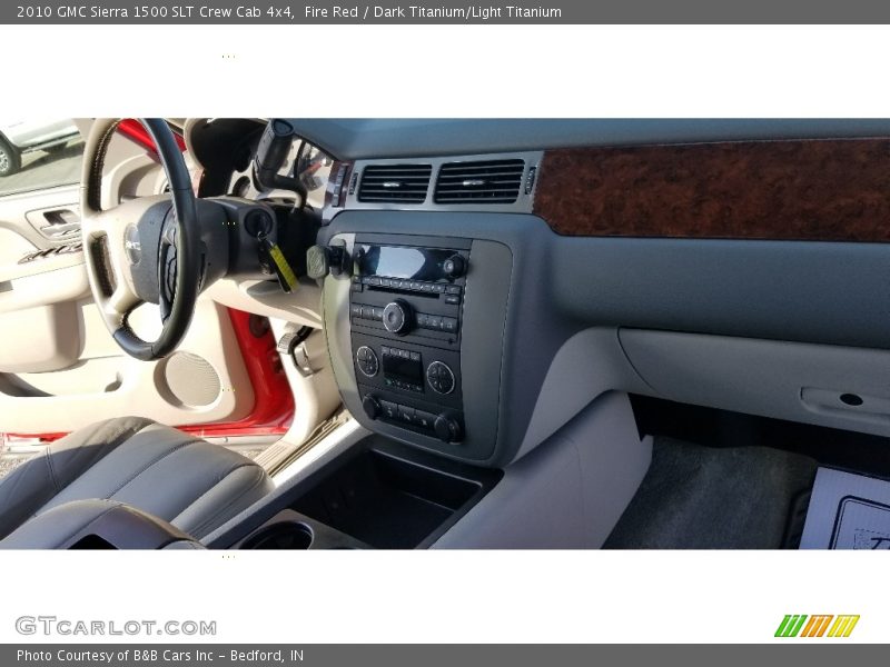 Fire Red / Dark Titanium/Light Titanium 2010 GMC Sierra 1500 SLT Crew Cab 4x4