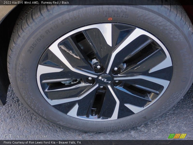 Runway Red / Black 2022 Kia EV6 Wind AWD