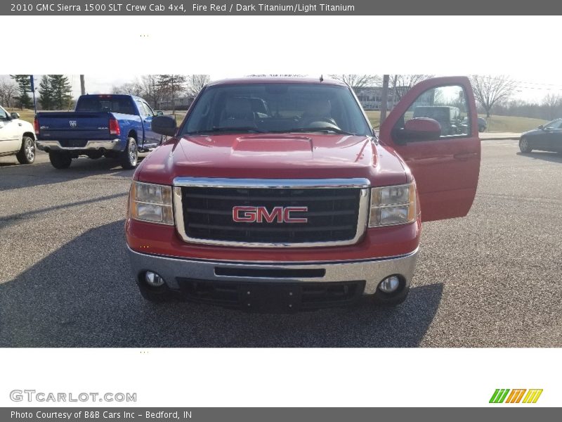 Fire Red / Dark Titanium/Light Titanium 2010 GMC Sierra 1500 SLT Crew Cab 4x4