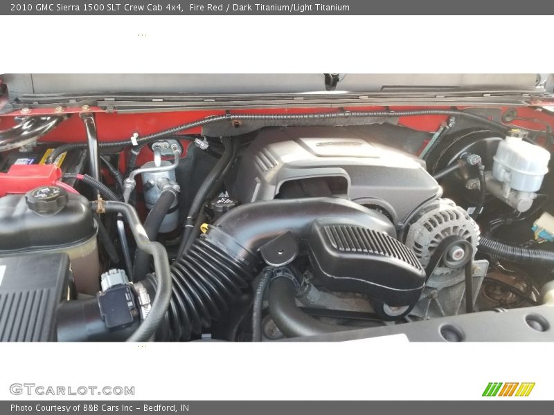Fire Red / Dark Titanium/Light Titanium 2010 GMC Sierra 1500 SLT Crew Cab 4x4