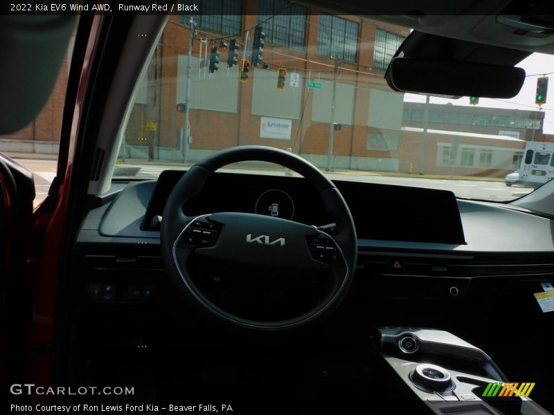 Runway Red / Black 2022 Kia EV6 Wind AWD