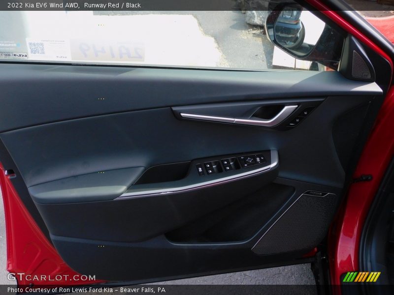 Runway Red / Black 2022 Kia EV6 Wind AWD