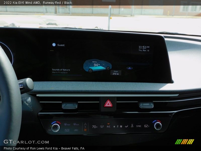 Runway Red / Black 2022 Kia EV6 Wind AWD
